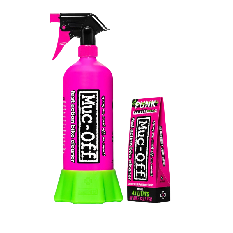 MUC-OFF PUNK PUDRA (4 PAKET) BİSİKLET TEMİZLEYİCİ & ŞİŞE SET