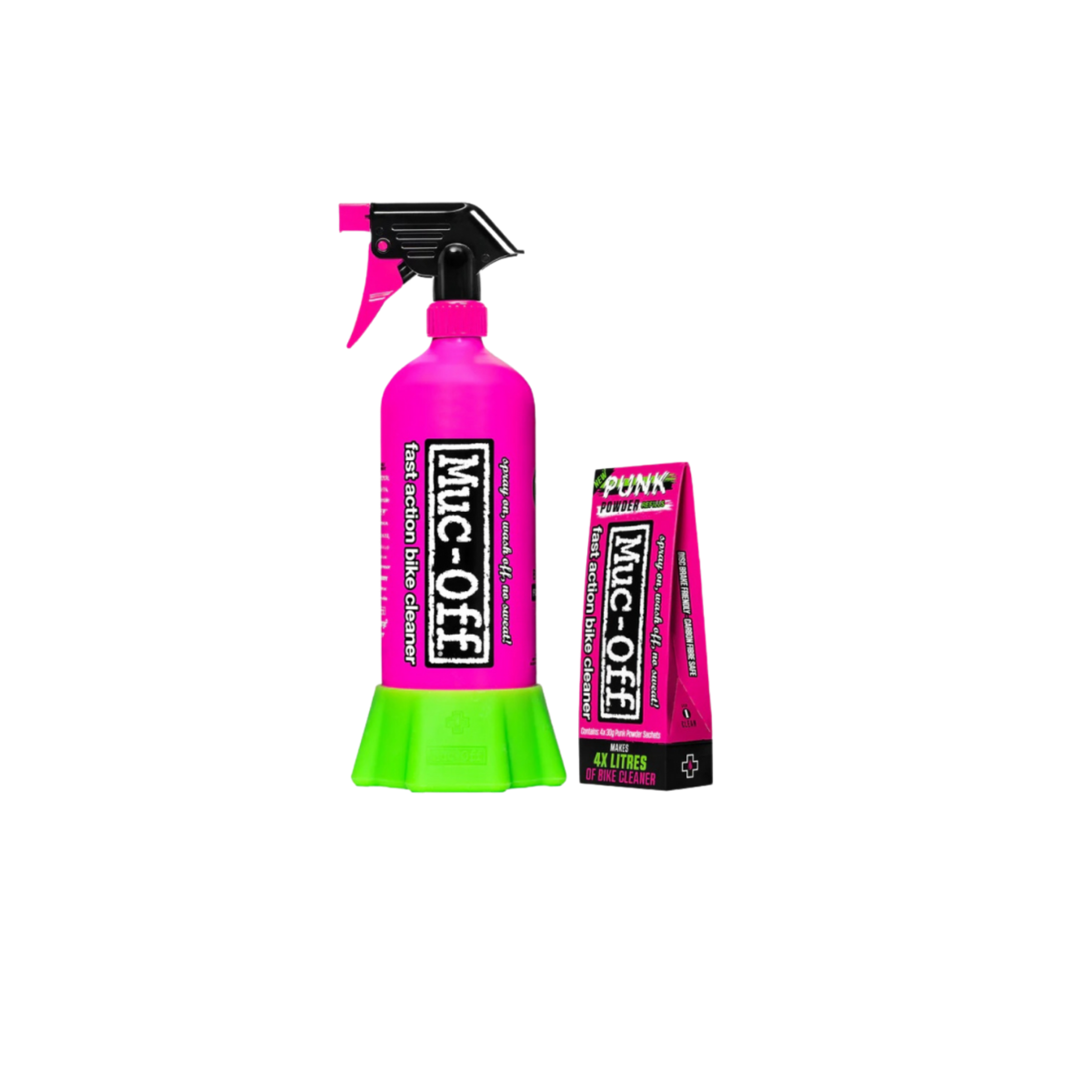 MUC-OFF PUNK PUDRA (4 PAKET) BİSİKLET TEMİZLEYİCİ & ŞİŞE SET