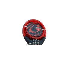 ZOLİ ŞİFRELİ BİSİKLET KİLİT KIRMIZI