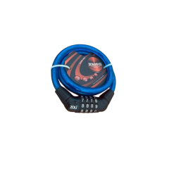 ZOLİ ŞİFRELİ BİSİKLET KİLİTİ MAVİ